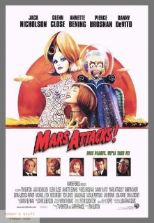 Mars Attacks Intl Orig 1sheet Poster Tim Burton SF