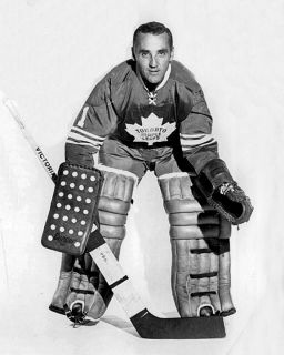Jacques Plante Toronto Maple Leafs HOF Goalie Photo