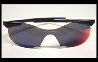 Vintage Oakley Sub Zero 0 4 Sunglasses USA Iridium w Cobalt Frames Gen