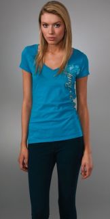 Juicy Couture Short Sleeve V Neck Tee
