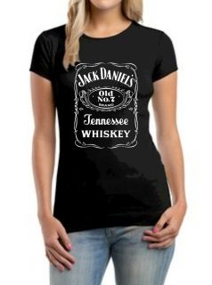 Black Jack Daniels Womens T Shirt All Sz s XXL Jack Daniels Scotch