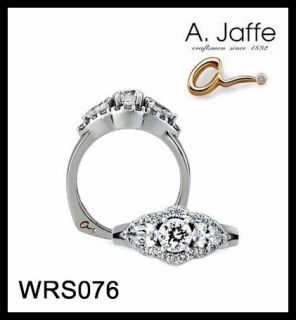 Jaffe Platinum Diamond Engagement Ring WRS076