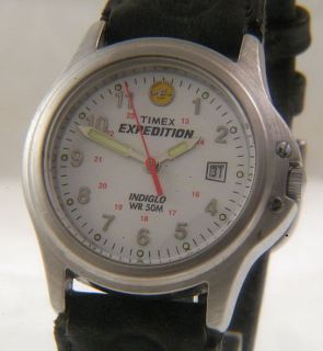 Timex Expedition Indiglo Steel Quartz Ladies or Kids Watch O87