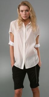 Victorialand Short Sleeve Cutout Shirt