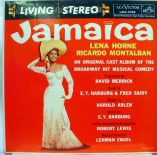 Original Cast Jamaica LP VG LSO 1036 Vinyl 1948 Record