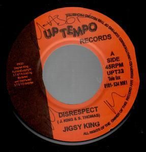  disrespect 7 b/w version writing on label (no cat number) jamaica up