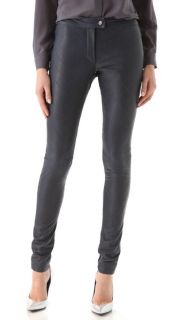 Preen Line Quilted Leather Pants