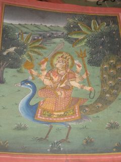Indian Painting of Devi Maa Jai Maa Di Indian Godess