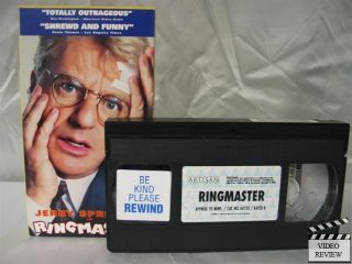 Ringmaster VHS Jerry Springer Jaime Pressly 012236073536