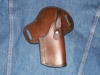 Colt Springfield Kimber 1911 Custom James Alan Suede Lined Leather Gun