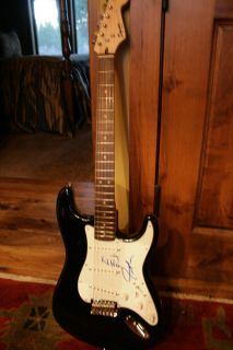 James Brown Signed Guitar with Letter of Authenticity