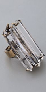 Low Luv x Erin Wasson Triple Crystal Cocktail Ring