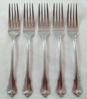 Towle Cherry Hill Stainless Dinner Fork 7 3 8 5pc