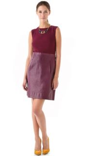 Jill Stuart Karmen Dress with Leather Skirt