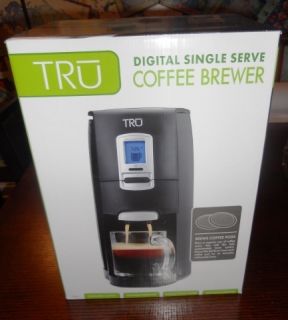 Brand New Tru Digital Single Serve Coffee Brewer Maker Machine