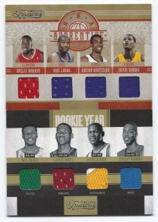  Rookie Year Materials Quads Lebron James K Durant Patch 23 25