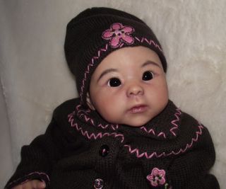   ADORABLE ASIAN ETHNIC BABY GIRL BY DOLLYDAISY TAMI BY LINDA MURRAY