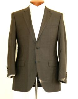 Mens Boss Hugo Boss James Sharp Dark Brown Suit Wool 38