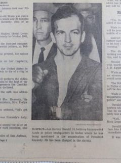 Defector Charged JFK Kennedy Fort Worth Star Telegram November 23 1963