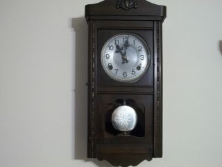 Vintage Antique Japanese Chime Wall Clock