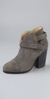 Rag & Bone Harrow Suede Booties with Ankle Strap