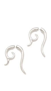 Noir Jewelry Smooth Swirl Earrings
