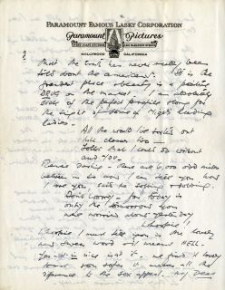 James Whale RARE Autograph Letter Signed
