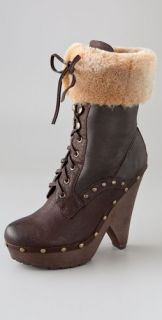 Sam Edelman Winsford Lace Up Clog Booties