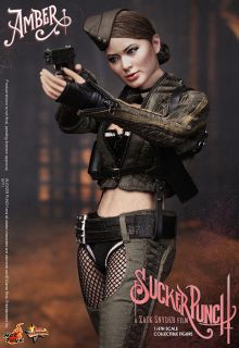 Hot Toys Sucker Punch Amber Jamie Chung 1 6 Head Sculpt Stand New
