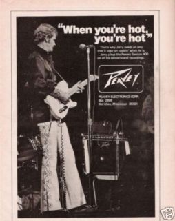1975 Jerry Reed Peavey Session 400 When Your Hot Ad
