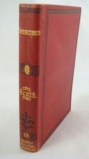 Antique Vol 19 Betrothed Canongate Handy Volume Sir Walter Scott Small