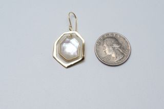  IPPOLITA Mother of Pearl and 18K Gold Open Frame Drop Earrings $1295