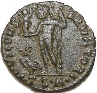 Constantine I The Great AE Follis Jupiter Roman Nike Eagle
