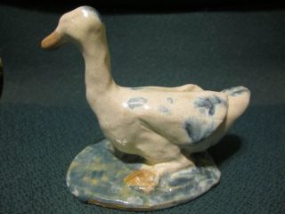 Very RARE Jane Addams Hull House Chicago IL Duck GOOSE Pottery Animal