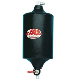 Jaz Overflow Tank 1 qt. Round Polyethylene Black 1/4 Hose Barb Inlet
