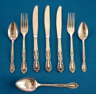 Broadmoor 8 PC Flatware National Stainless NST9 Japan