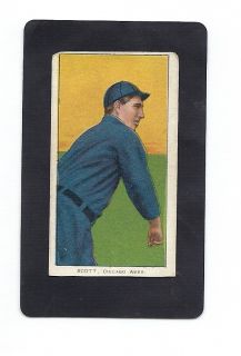 T206 1910 James Scott Chicago White Sox Sovereign Back