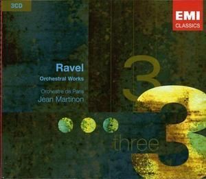 Jean Martinon Orchestre de Paris Ravel Orchestral Works 3 x CD Box Set