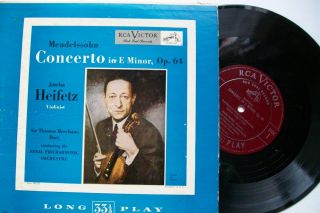 Jascha Heifetz Mendelssohn Concerto in E Minor Op 64