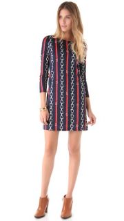 Juicy Couture Print 3/4 Sleeve Dress