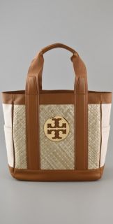 Tory Burch Straw Vintage Tory Tote