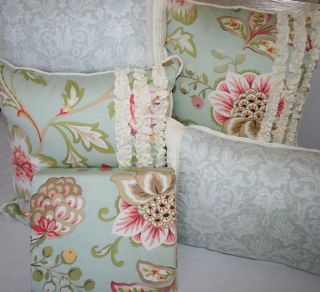 Raymond Waites Jeane Spring Floral Duvet Set 7 PC Perfect Mothers Day