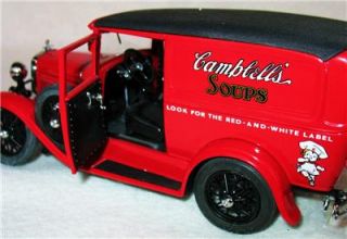  Ford Panel Delivery Campbells 1 24 Metal Model Truck RARE