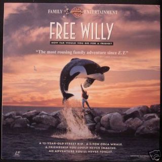 Free Willy Jason James Richter Michael Madsen Laserdisc