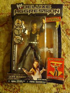 Jeff Hardy Wrestling Action Figures Lot Amazing Collection of 12