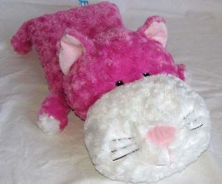 20 Jay at Play Pink PILLOWETTE Kitty Cat Flat Pillow Plush Stuffed Pal