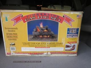 Timberline Gas Log Set Model Vo 605 New in Box