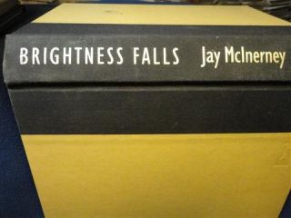 Brightness Falls, Jay McInerney/ New York Alfred A. Knopf 1992