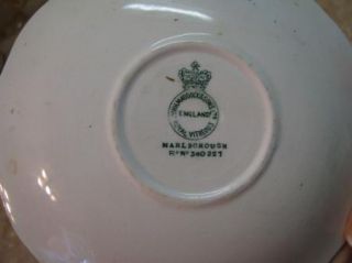  Sons Vintage Royal Vitreous England Marlborough Saucer Plate 6