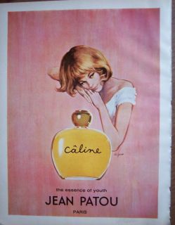 1966 Vintage JEAN PATOU Caline Essence of Youth Paris French Perfume